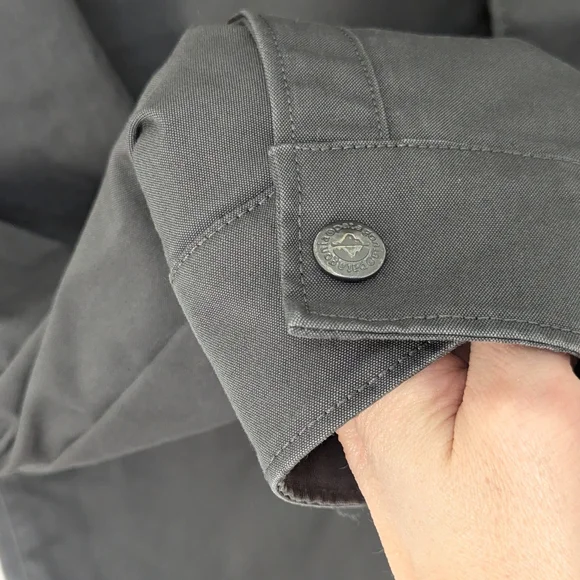 NWT Patagonia Mens Maple Grove Canvas Jacket Forge Grey Size M - Picture 13 of 16